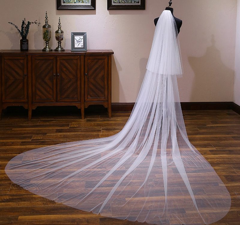 long wedding veil