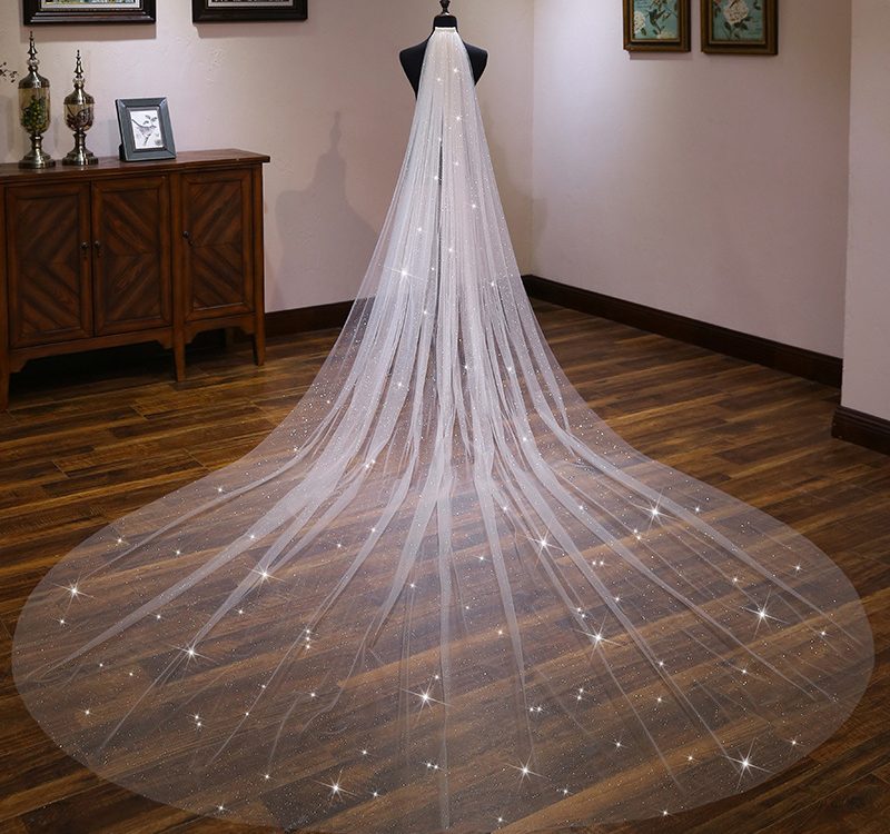 star wedding veil