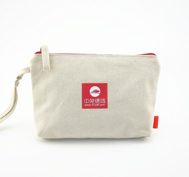 canvas cosmetic bag