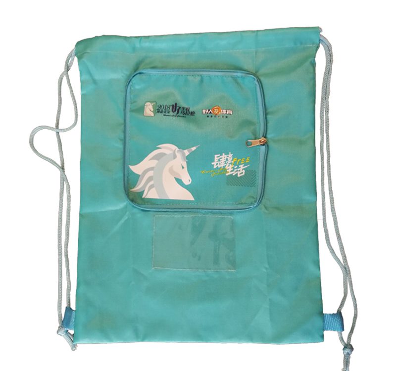 foldable drawstring bag