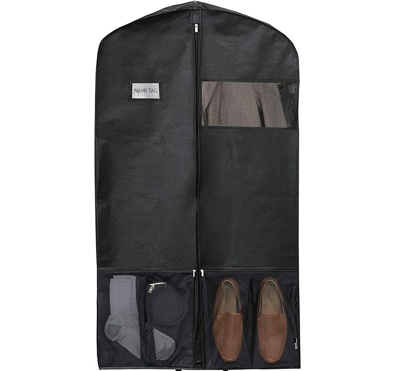 black-garment-bag