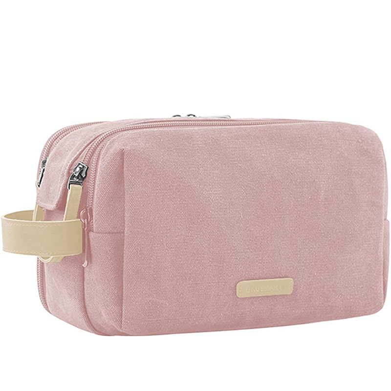 pink toiletry bag